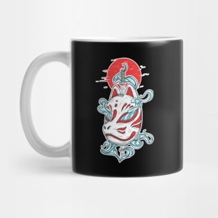 Kitsune Mask & Sword Mug